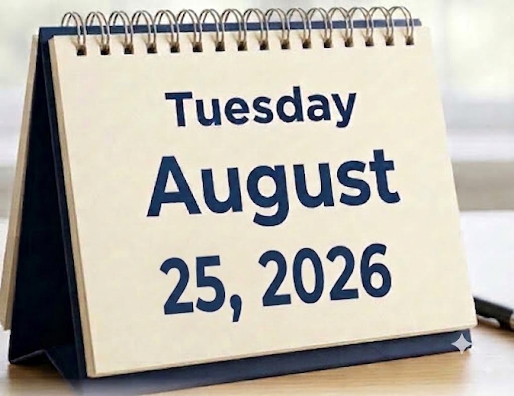 august 25